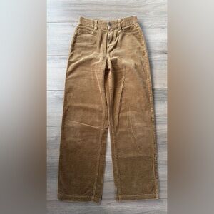 Frank & Oak Brown Corduroy Pants- Annie style- relaxed fit